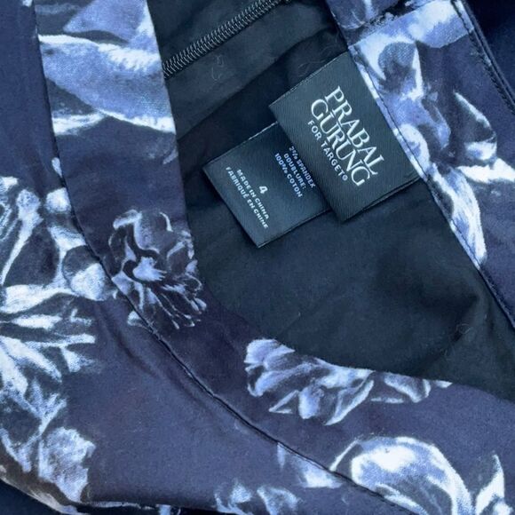 Take 50% OFF- Prabal Gurung For Target Ruffled A-Line Skirt Floral, Size-4 - Picture 5 of 8